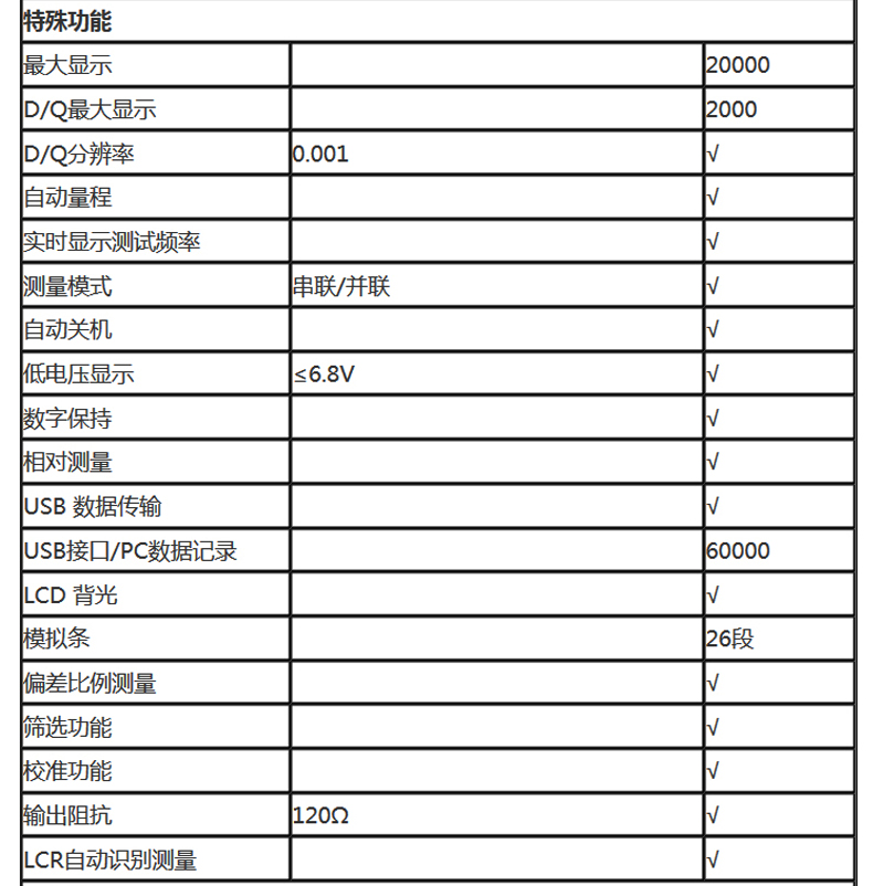 优利德(UNI-T)  数字电桥表UT612(图3)