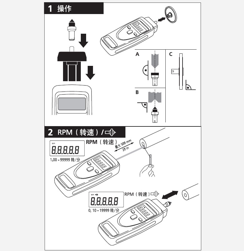 福禄克（FLUKE）FLUKE-931 转速仪 转速计(图6)