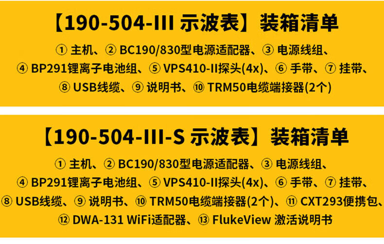 FLUKE/福禄克 手持式示波器 FLUKE-190-502/AU/S 1台(图8)